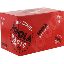 Joola Magic Abs 40+ тенісні м'ячі для настільного тенісу, помаранчеві, універсальний розмір, для дорослих, набір