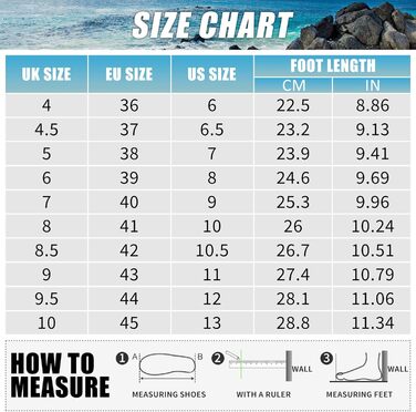 Водні черевики для жінок та чоловіків Tolaler: товсті, неслизькі, швидковисихаючі, міцні та довговічні для пляжу, подорожей та плавання (45 EU, B 02)
