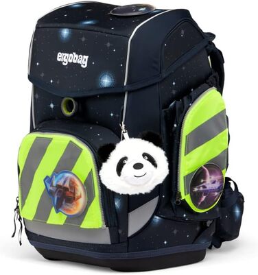 Комплект безпеки ergobag з відбивачами для рюкзаків pack, cubo, cubo light (жовтий, 3 шт, універсальний розмір, після липня 2019)