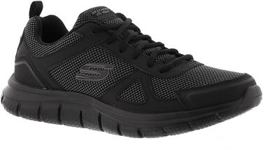 Чоловічі кросівки Skechers Track Scloric, чорний колір, шкіра та сітка