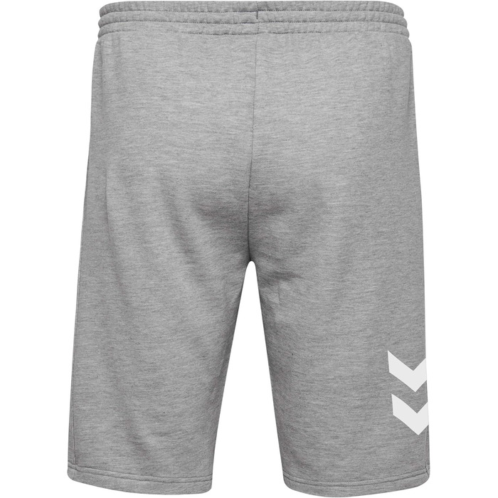 Чоловічі спортивні шорти Hummel Core Poly дихаючі, сірий меланж, розмір L