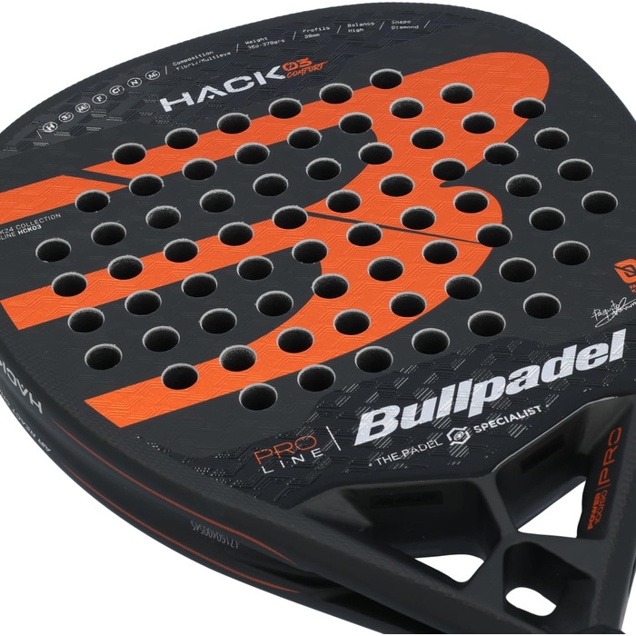Ракетка для паделу BULLPADEL HACK 03 Comfort 24, модель 471604