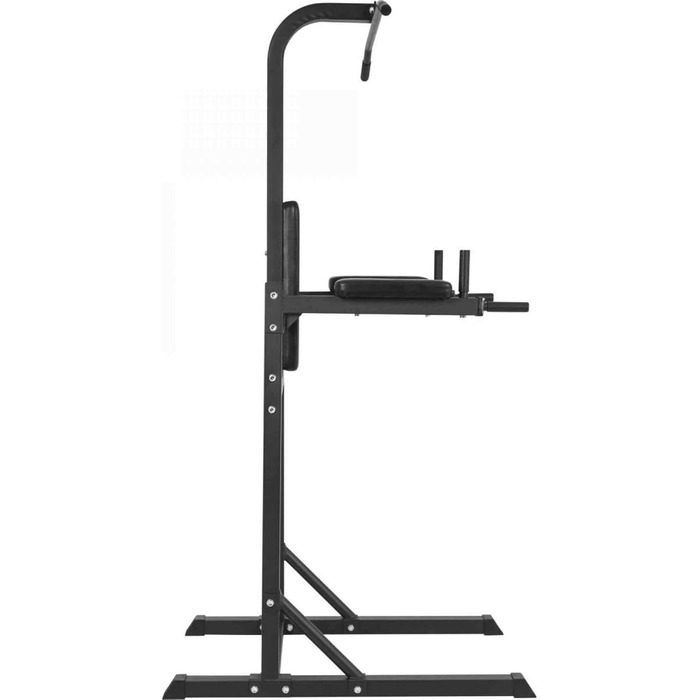 GORILLA SPORTS® Power Tower – багатофункціональний турнік, бруси, станція для підтягувань та віджимань, домашня силова станція, фітнес-тренажер для дому, чорний/білий