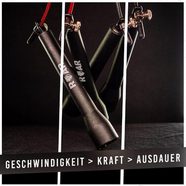 Стрибкове канат Roar® для фітнесу, боксу, кросфіту, з сумкою. Червоний