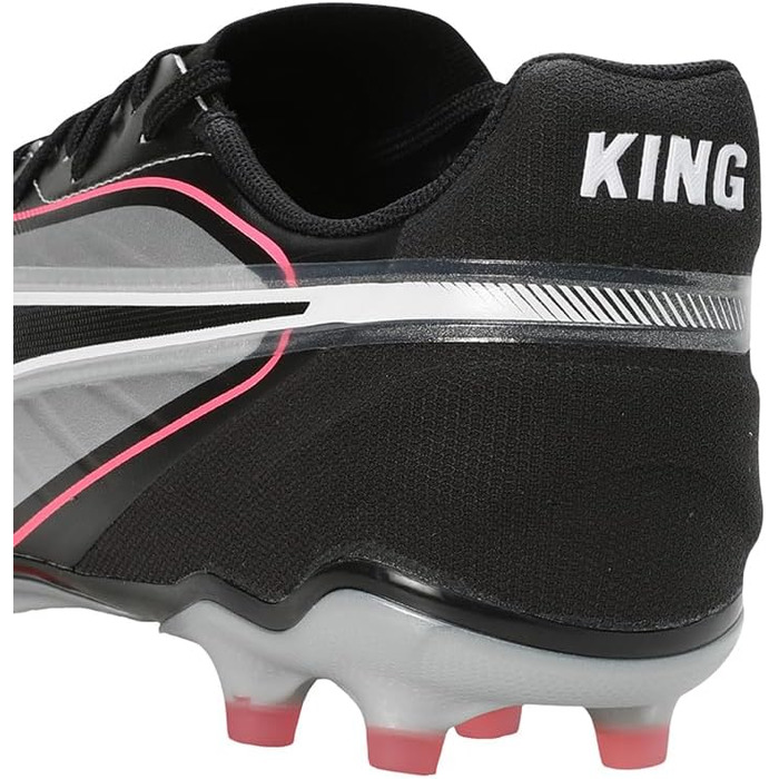 Футбольні бутси PUMA King Match FG/AG, 43 EU, Puma Silver/Black/White