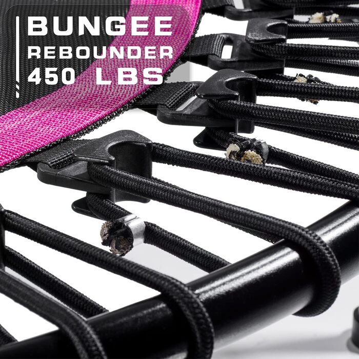 Трамплін для фітнесу DARCHEN 450F – Рожевий, без ручки