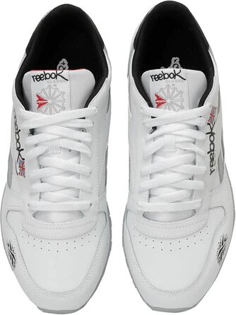 Кросівки Reebok Classic Leather Unisex, біло-чорно-червоні (36 EU)