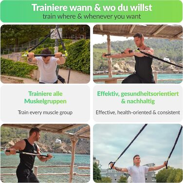 BodyCROSS Rip Trainer Premium - Німецька якість | До 24 кг зусилля | Для домашніх та студійних тренувань