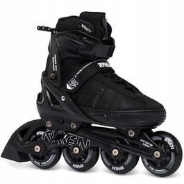 Регульовані ролики RAVEN Profession PLUS Black, 35-39, швидка шнурівка