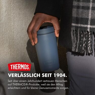 Термос нержавіючий Thermos Stainless King 0,47л червоний для напоїв - термокружка для кави, герметичний, для чаю, BPA-free