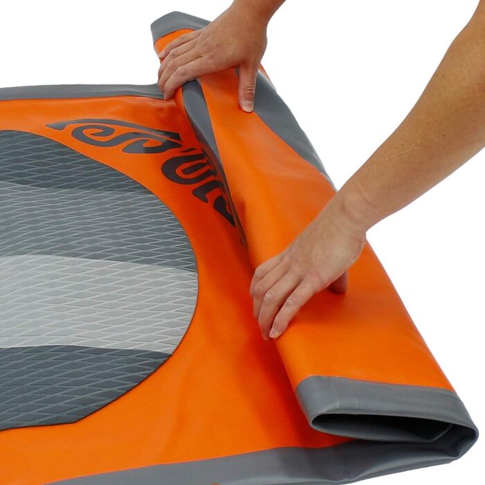 Надувна SUP-дошка ECD Germany Makani 320 см, PVC, алюмінієве весло, повний комплект, синя/помаранчева/чорна/бірюзова/зелена – для веслування, серфінгу, універсальна дошка