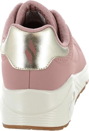 Кросівки жіночі Skechers UNO Shimmer Away Rose Gold (36.5 EU) - рожеві, Durabuck, Duraleather, сітка
