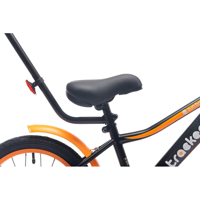 Дитяче велосипед Sun Baby Tiger Tracker 16 дюймів (Neon Orange) з бічними колесами для хлопчиків 2-6 років