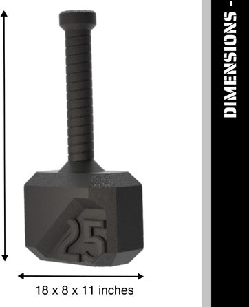 Гиря Tribe WOD Hammer 11 кг – кросфіт, фітнес, силові тренування, для чоловіків і жінок