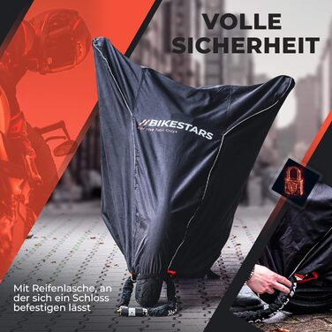 Водонепроникний та зимостійкий чохол для мотоцикла Motorrad - Oxford 300D, 245x105x125cm