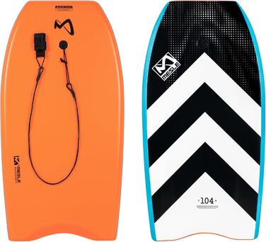 Дошка для бодіборду Mesle Speed Skin 42,5'' для дітей і дорослих, помаранчева, для серфінгу та плавання