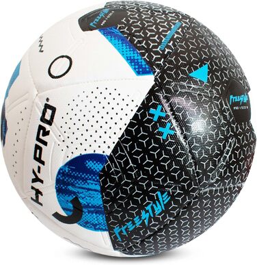 Футбольний м'яч Hy-Pro №5 синій Freestyle Blue з покриттям PVC для тренувань та ігор за будь-якої погоди
