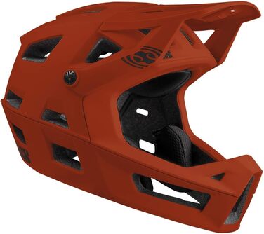 Велосипедний шолом IXS Trigger FF MIPS для ендуро, оливковий/помаранчевий, XS