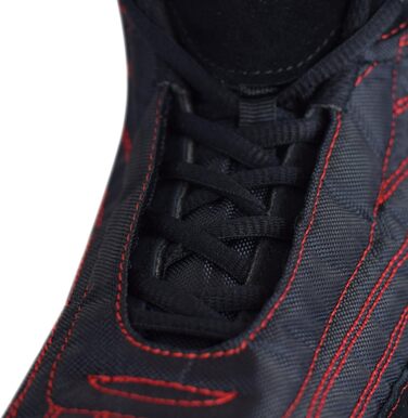 FOX-FIGHT B7: Спортивне взуття для самбо, боротьби та фітнесу | З шкіряною підошвою | Для жінок та чоловіків | Дихаюче, гнучке | Чорний, червоний, 39 EU