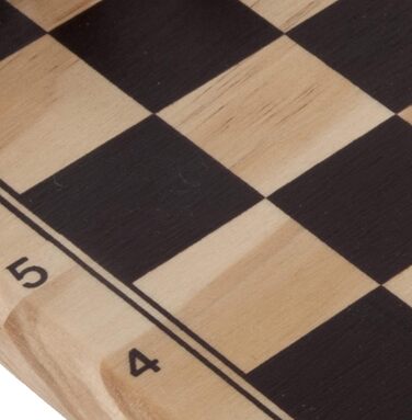 Шахи Engelhart з берези - Класична настільна гра для 2 гравців - 32 фігури, король 77 мм - для початківців, від 6 років