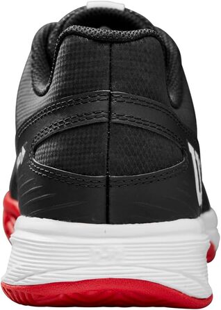 Тенісне взуття Wilson Rush Pro для дітей (28 EU, чорний/червоний/білий)