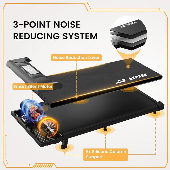 Бігова доріжка Walking Pad з нахилом 4 в 1, 2.5HP, APP-керування та пульт, для офісу і дому, компактна під стіл