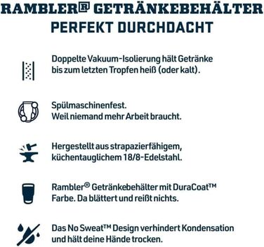 Термокружка YETI Rambler 10 oz (295 мл) з кришкою MagSlider, нержавіюча сталь, вакуумна ізоляція, Navy