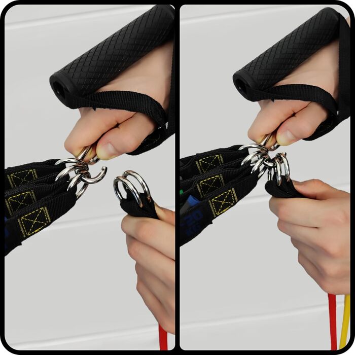 Набір фітнес-гумок з 5 рівнями опору до 100 кг, латекс, для силових тренувань та пілатесу, еспандери, ідеально для тренувань та нарощування м'язів, фітнес-гумки преміум-якість