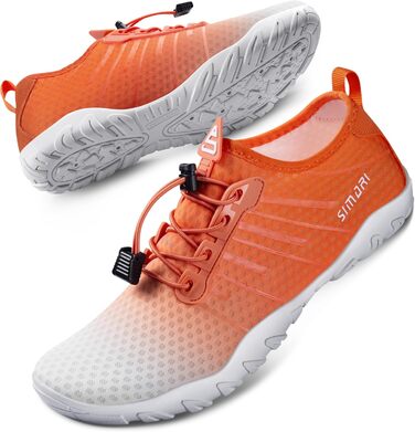 Водні черевики SIMARI WP001 для жінок та чоловіків, швидковисихаючі, для плавання, дайвінгу, серфінгу, йоги та відпочинку на природі, WP001, 216 Lila (42 EU, 233 Orange)