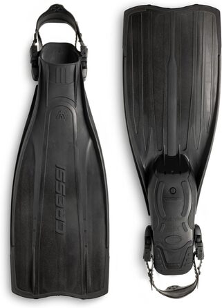 Ласти Cressi Pro Light відкриті, розмір M/L (41/43), чорні, для дайвінгу