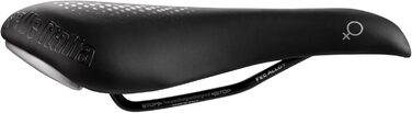 Жіноче велосипедне сідло Selle Italia XO Lady Gel Flow S2, анатомічне, для трекінгу та міста, чорне, FeC-легування