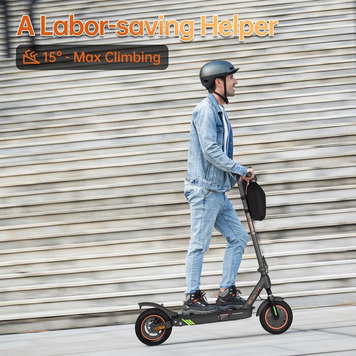 Електросамокат E-Scooter M2 Max, запас ходу 35 км, 10'' колеса, складаний, для міста та ком'ютерів