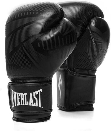 Боксерські рукавички Everlast Spark для тренувань, унісекс, чорні, 16 унцій