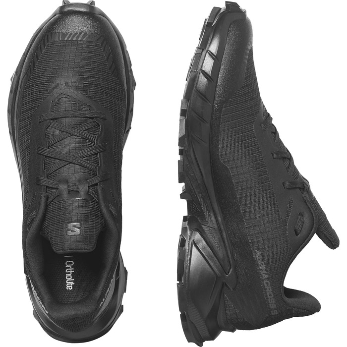 Жіночі трекінгові черевики Salomon Alphacross 5, 39 1/3 EU, чорний/чорний/ебоні