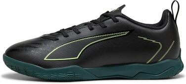 Дитячі футбольні бутси PUMA Ultra 6 Play It Jr для гри на твердих поверхнях (32 EU, Puma Black Fizzy Light Green)
