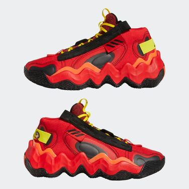 Кросівки баскетбольні Adidas Damen Ausstellung B Mid, 38 EU, Червоний, Чорний, Жовтий