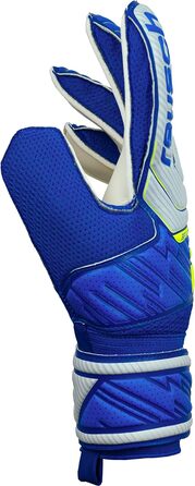 Воротарські рукавички Reusch Attrakt для дорослих, зовнішній шов, міцне покриття, універсальні для всіх типів полів, сині/сірі, розмір 9