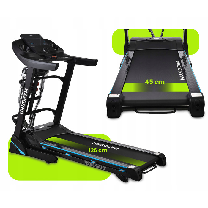 Електрична бігова доріжка Urbogym V680MS (до 120 кг)