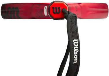 Дитяча падельна ракетка Wilson Bela Junior V2, скловолокно/EVA, червона/чорна, 4'
