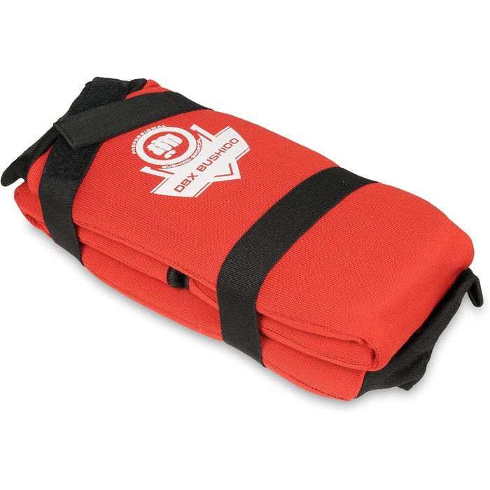 Захист гомілки DBX Bushido Sport Flexibler для тайського боксу, MMA та кікбоксингу, розмір M, червоний
