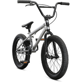 Дитячий BMX велосипед Mongoose Legion L18 Freestyle, сріблястий