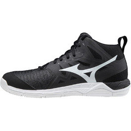 Волейбольне взуття Mizuno Supersonic 2 Mid для жінок, чорно-біле, 44 EU