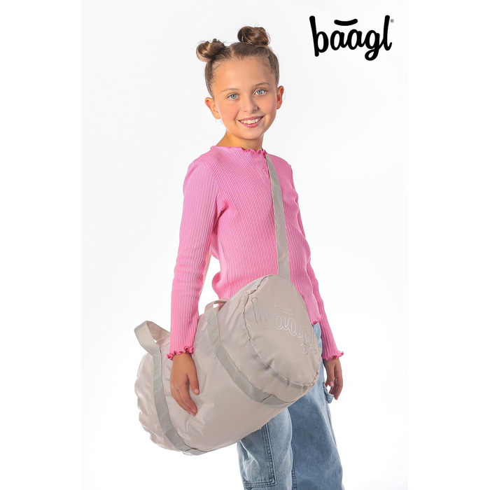 Спортивна сумка Baagl для дітей, хлопчиків та підлітків – компактна та складна сумка для подорожей, спорту, футболу, балету, школи та відпочинку, для плавання, 22 л