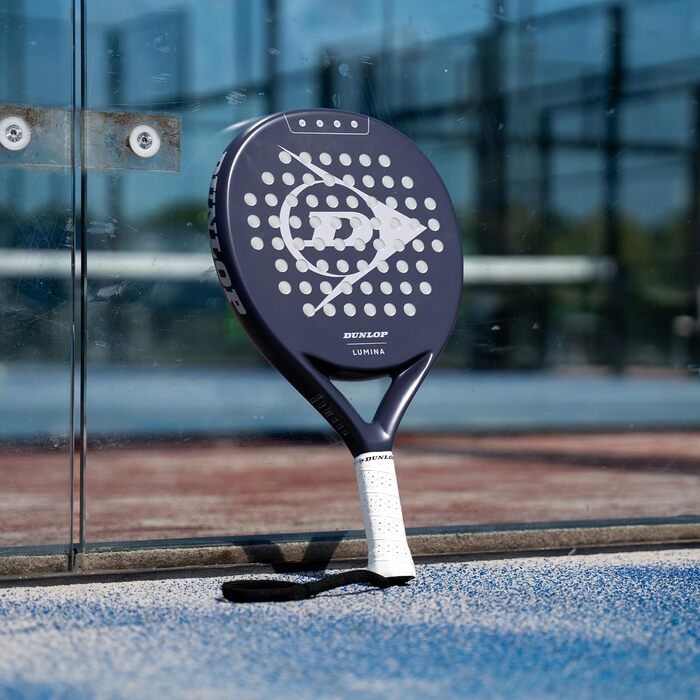 Ракетка для падел-тенісу Dunlop Lumina - Amazon Exclusive, графітовий фрейм, серцевина Pro Eva, 365г, темно-сірий