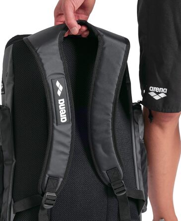 Рюкзак Arena Team Backpack 45 літрів: спортивний, для подорожей, плавання та відпочинку. З відділенням для мокрого одягу та посиленим дном.