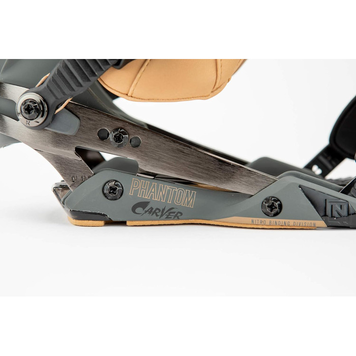 Сноуборд Nitro Phantom Carver '20 для чоловіків: преміум фрірайд, карбонова фіксація, модель L, Gunmetal