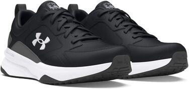 Чоловічі тренувальні кросівки Under Armour Charged Edge, чорний/сірий/білий, розмір 45.5 EU