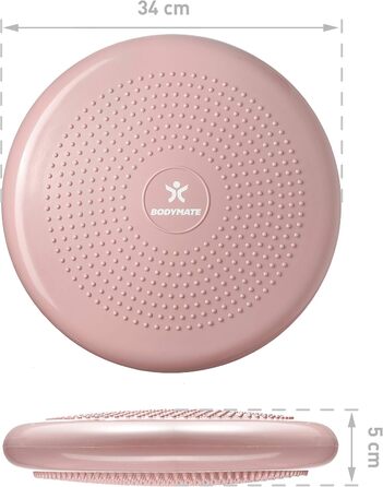 Кішеневий баланс BODYMATE для тренувань: фітнес, реабілітація, координація, тренування спини (РОЗЕ-ЗОЛОТО)