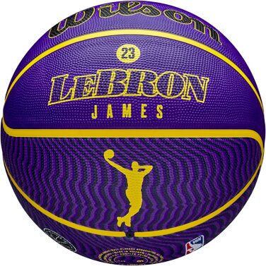 Баскетбольний м'яч Wilson NBA Player ICON Lebron для вулиці