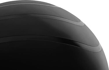 Гімнастичний м’яч Miweba Sports GB-100, 65 см, до 400 кг, чорний, PVC, ергономічний фітнесбол для тренувань, офісу та сидіння